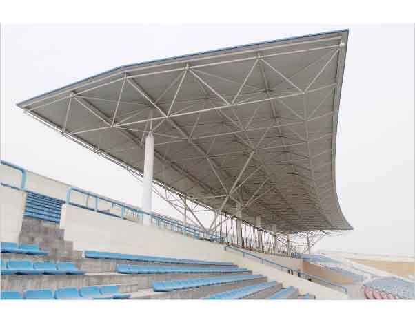 石首河南理工大学体育场看台网架